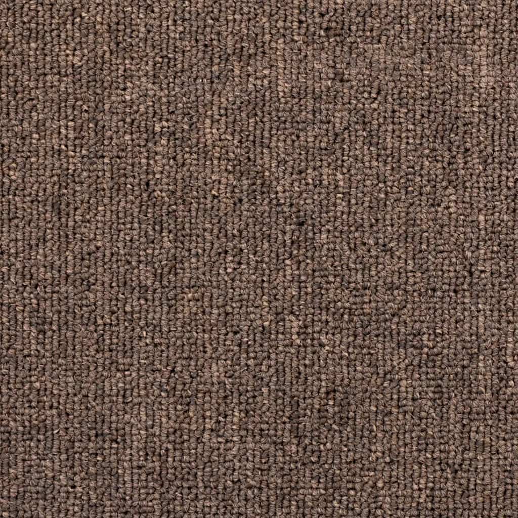 Stair Mats 10 pcs 65x24x4 cm Coffee Brown Half Round Large