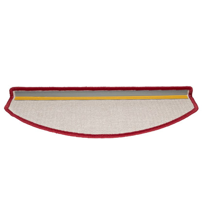 Stair Mats 10 pcs 65x24x4 cm Red Half Round Large