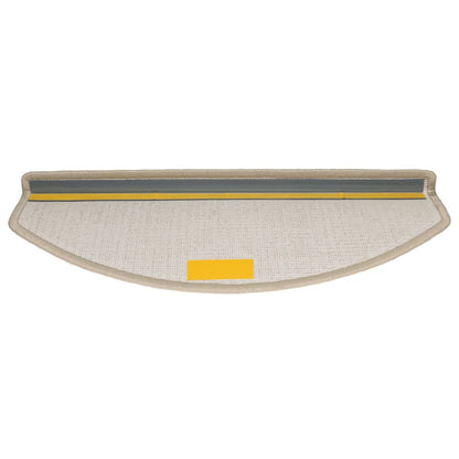 Stair Mats 10 pcs 65x24x4 cm Taupe Half Round Large