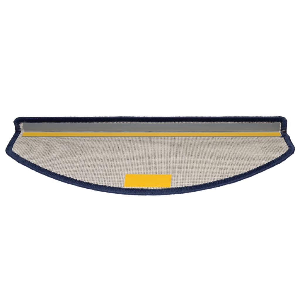 Stair Mats 10 pcs 65x24x4 cm Blue Half Round Large