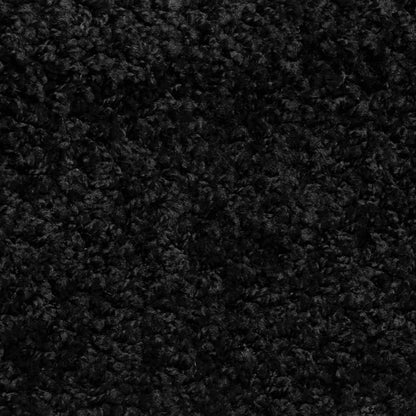 Stair Mats 10 pcs 56x17x3 cm Black Half Round