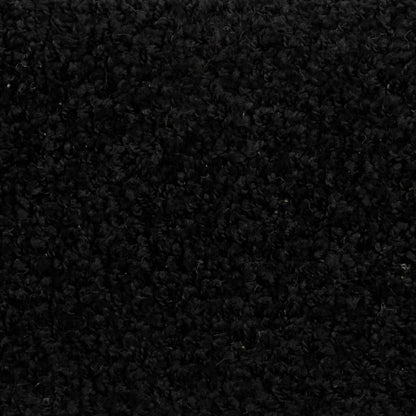 Stair Mats 10 pcs 65x21x4 cm Black Half Round Large