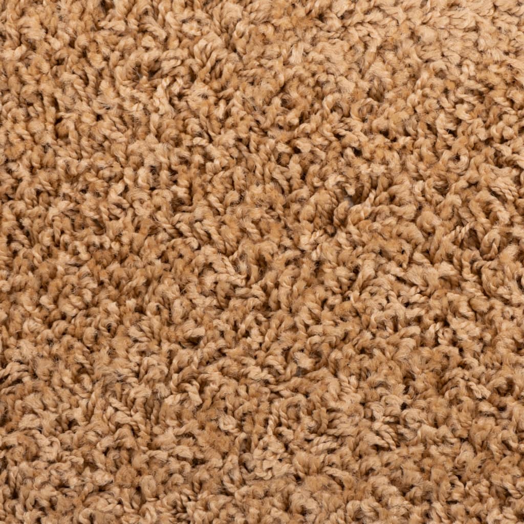 Stair Mats 10 pcs 65x21x4 cm Beige Half Round Large