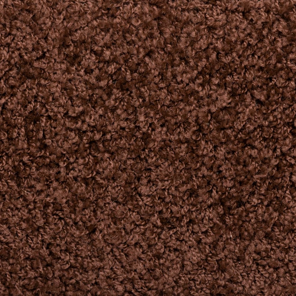 Stair Mats 10 pcs 65x21x4 cm Brown Rectangular Edge