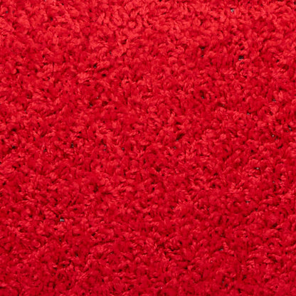 Stair Mats 10 pcs 65x21x4 cm Red Rectangular Edge
