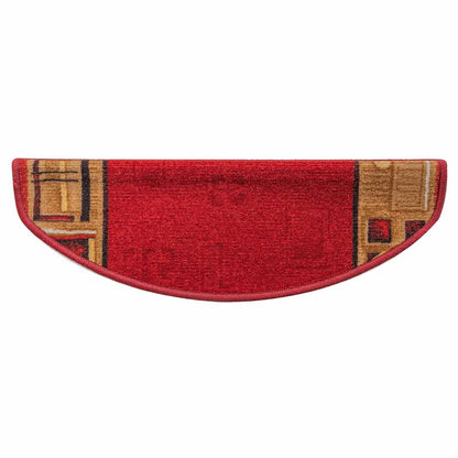 Stair Mats Self-adhesive 5 pcs 65x21x4 cm Red