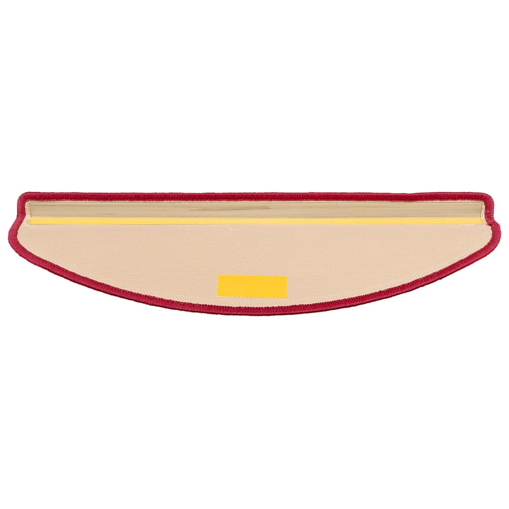 Stair Mats Self-adhesive 10 pcs 65x21x4 cm Red