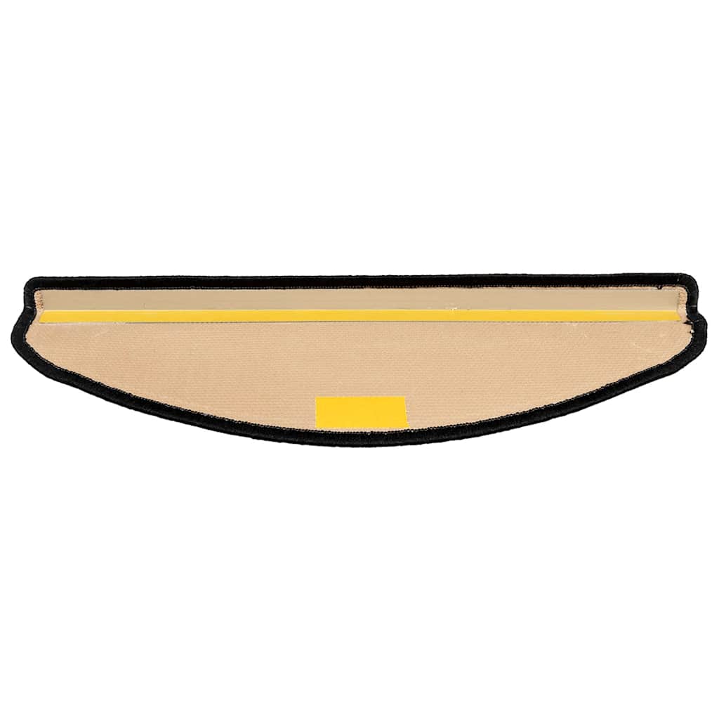 Stair Mats Self-adhesive 10 pcs 65x21x4 cm Black and Grey