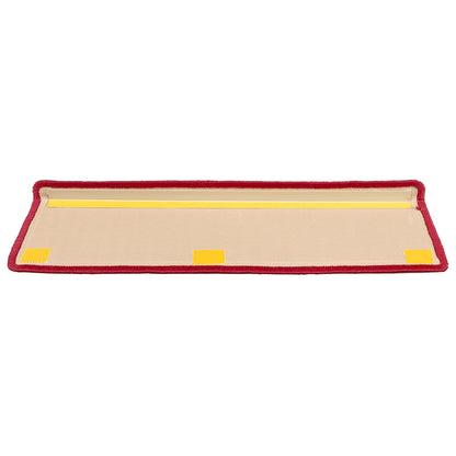 Stair Mats Self-adhesive 10 pcs 65x21x4 cm Red