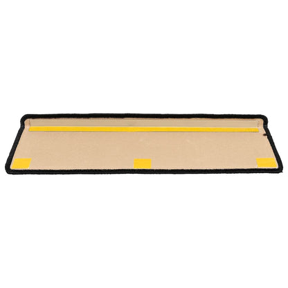 Stair Mats Self-adhesive 5 pcs 65x21x4 cm Black and Grey