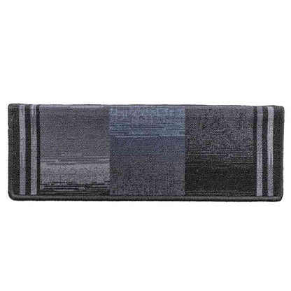 Stair Mats Self-adhesive 10 pcs 65x21x4 cm Black and Grey