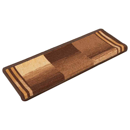Stair Mats Self-adhesive 10 pcs 65x21x4 cm Brown