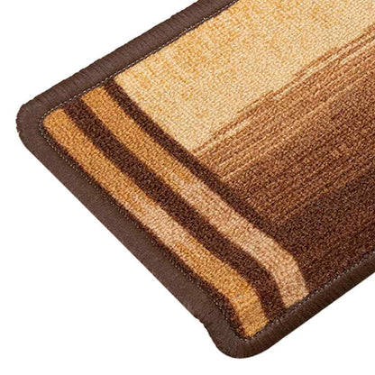Stair Mats Self-adhesive 10 pcs 65x21x4 cm Brown