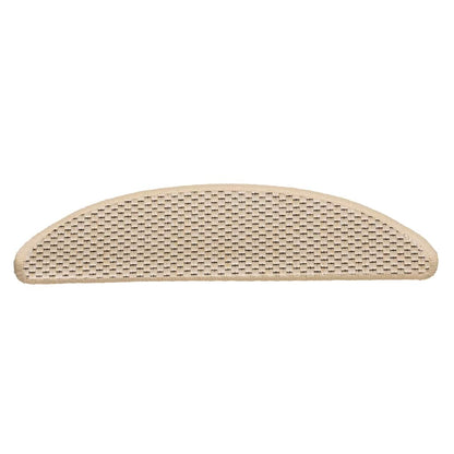 Stair Mats Self-adhesive Sisal-Look 15 pcs 56x17x3 cm Berber