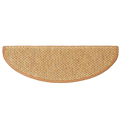 Stair Mats Self-adhesive Sisal-Look 15 pcs 65x21x4 cm Sisal