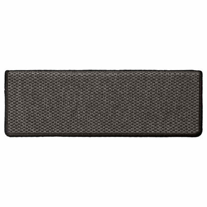 Stair Mats Self-adhesive Sisal-Look 15 pcs 65x21x4cm Anthracite