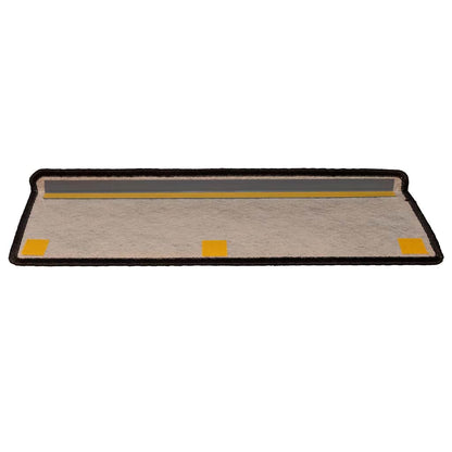 Stair Mats Self-adhesive Sisal-Look 15 pcs 65x21x4cm Anthracite