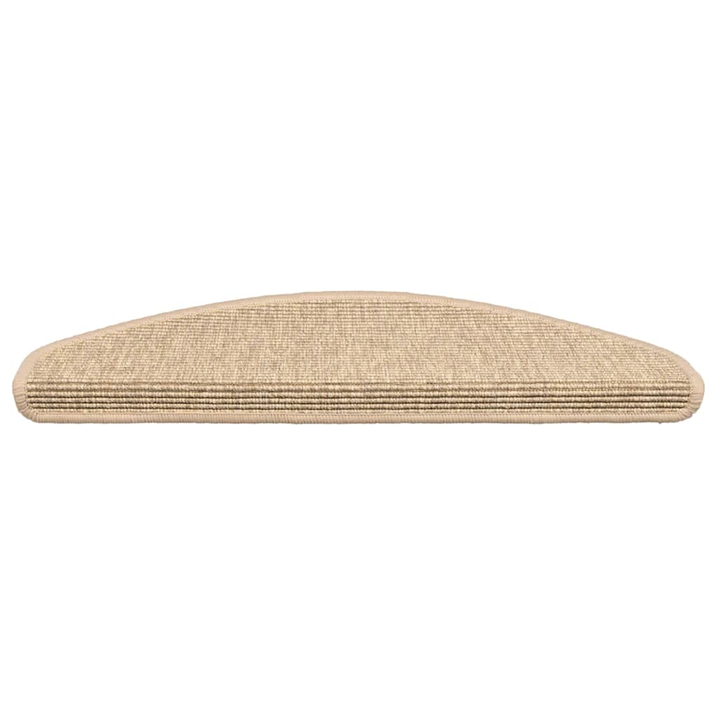 Stair Mat | Set of 15 | Beige | 91% polypropylene, 9% polyester