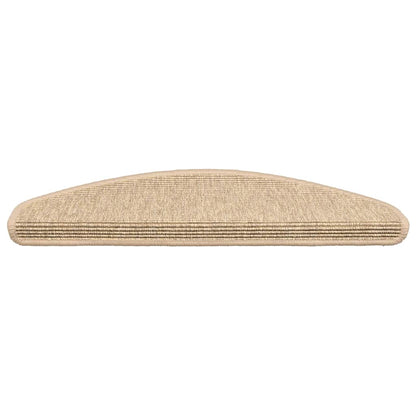 Stair Mat | Set of 15 | Beige | 91% polypropylene, 9% polyester