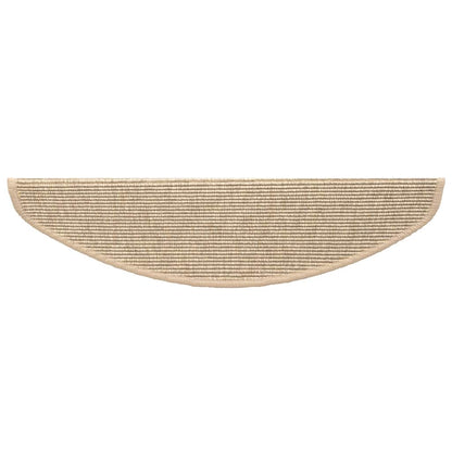 Stair Mat | Set of 15 | Beige | 91% polypropylene, 9% polyester