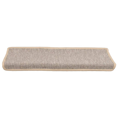 Stair Mats 15 pcs 65x21x4 cm Silver Rectangular Edge