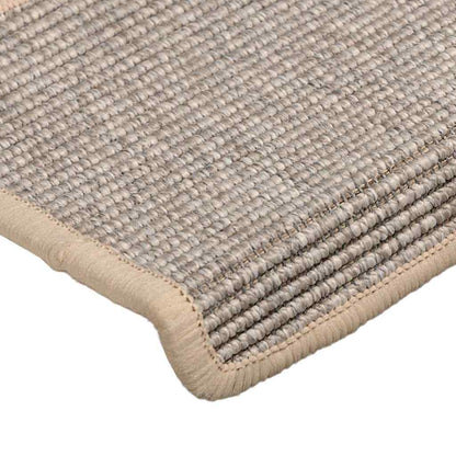 Stair Mats 15 pcs 65x21x4 cm Silver Rectangular Edge