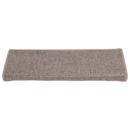 Stair Mats 15 pcs 65x21x4 cm Dark Beige Rectangular Edge