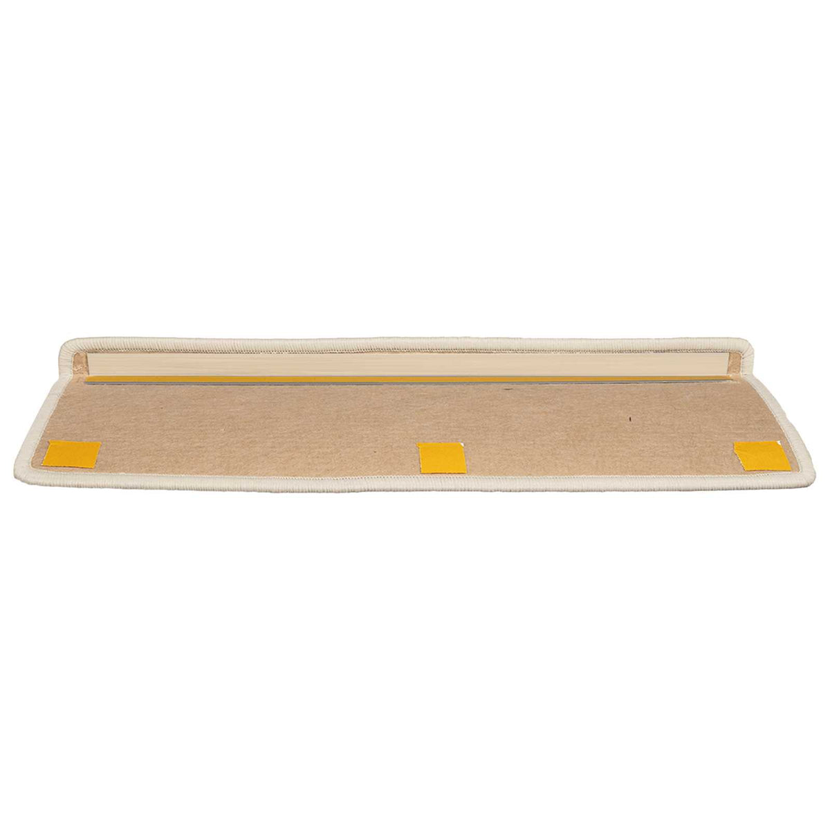 Stair Mats 15 pcs 65x21x4 cm Light Beige Rectangular Edge