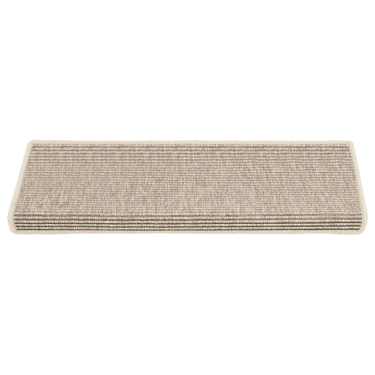 Stair Mats 15 pcs 65x21x4 cm Light Beige Rectangular Edge