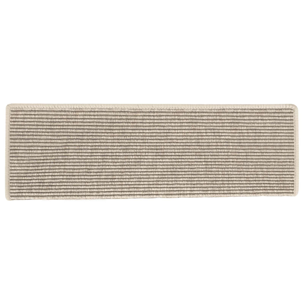 Stair Mats 15 pcs 65x21x4 cm Light Beige Rectangular Edge
