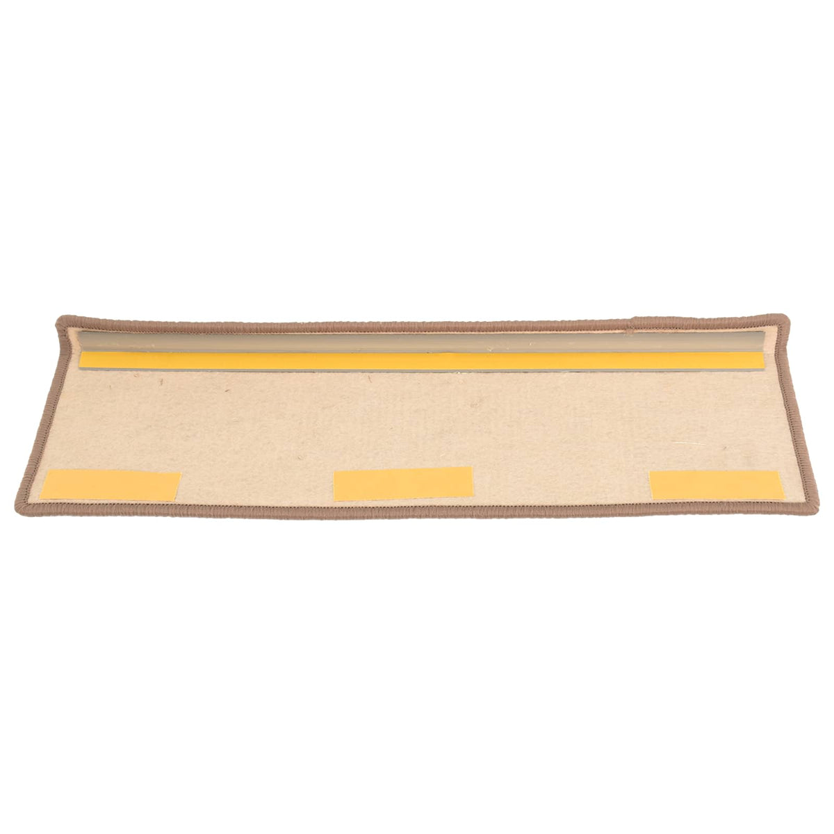 Stair Mats 15 pcs 65x21x4 cm Light Brown Rectangular Edge
