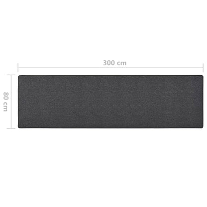 Carpet Runner Anthracite 80x300 cm