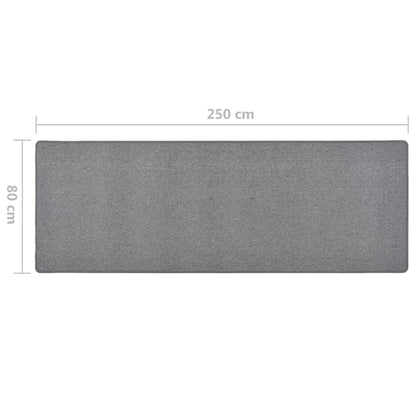 Carpet Runner Dark Grey 80x250 cm