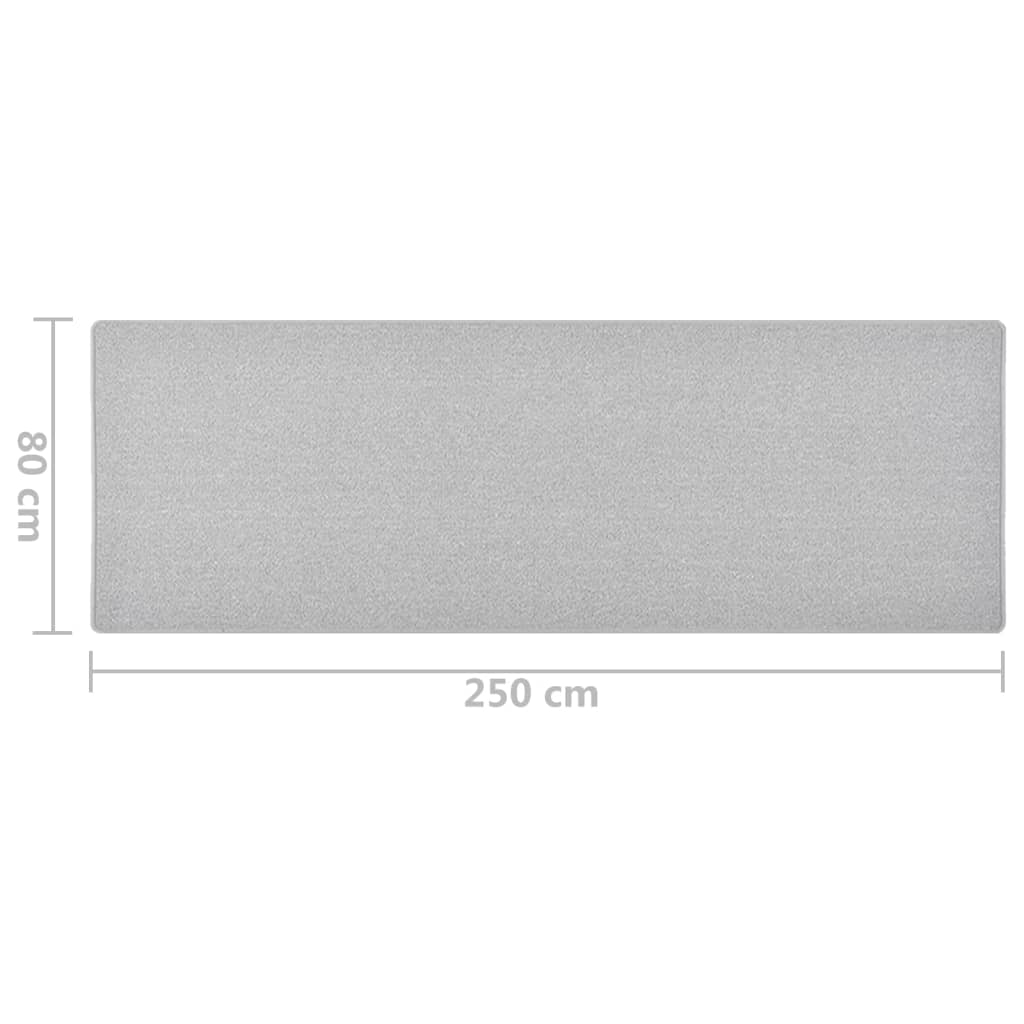 Carpet Runner | Light Grey | Needle-punched fabric (100% polypropylene)