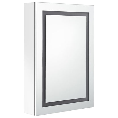 326494 vidaXL LED Bathroom Mirror Cabinet Shining White 50x13x70 cm