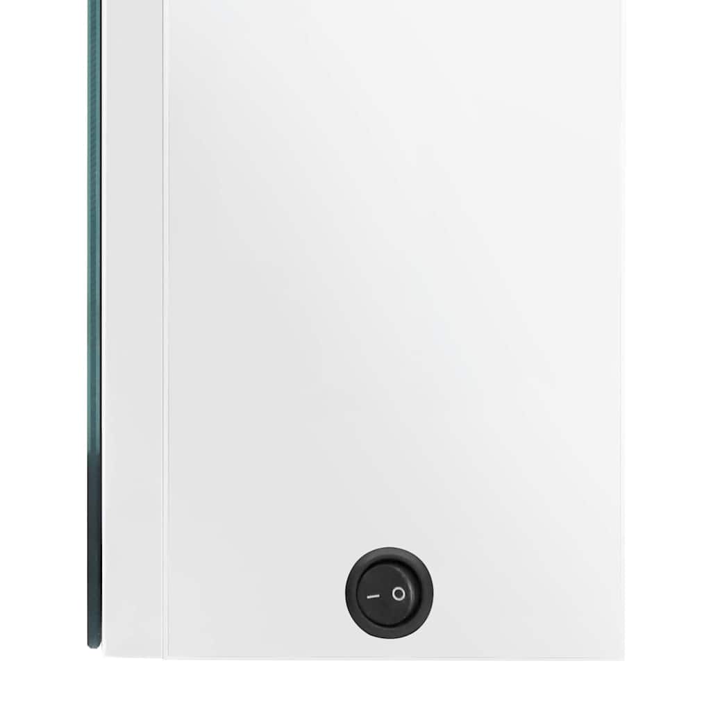326494 vidaXL LED Bathroom Mirror Cabinet Shining White 50x13x70 cm