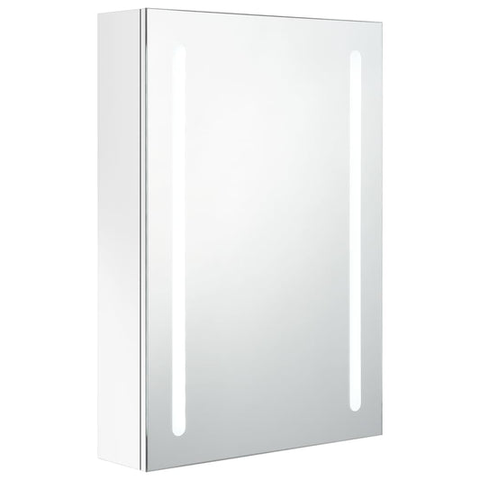 Bathroom Cabinet | Shining White | MDF with melamine finish, glass