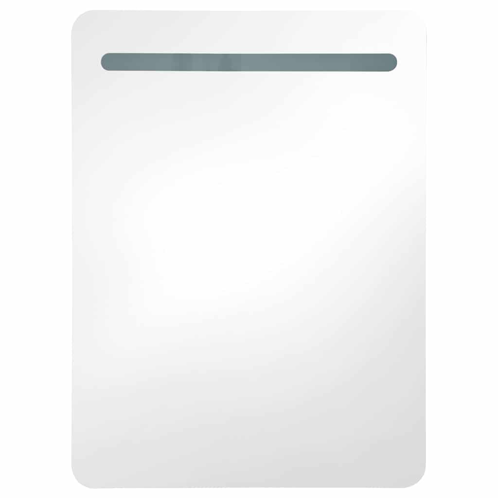 Bathroom Cabinet | Concrete grey | MDF with melamine finish, glass