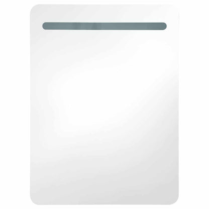 Bathroom Cabinet | Concrete grey | MDF with melamine finish, glass