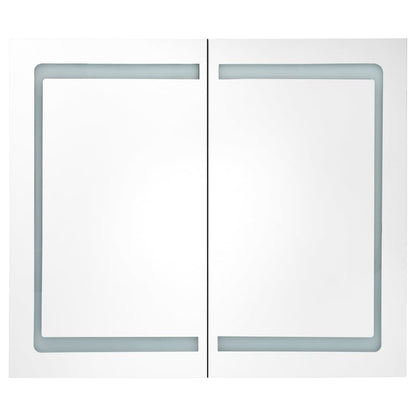 Bathroom Cabinet | Grey | MDF with Melamine Finish, Glass | Medium