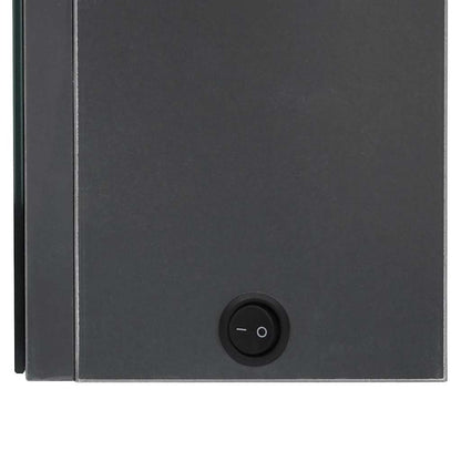 Bathroom Cabinet | Grey | MDF board with melamine finish, glass | Medium