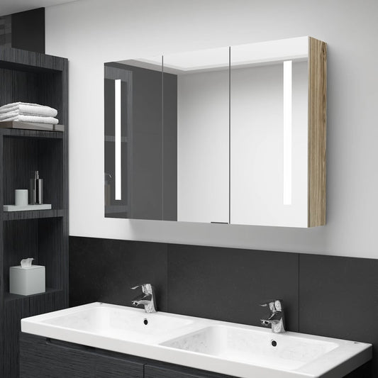 Bathroom Cabinet | Oak | MDF with melamine finish | Medium