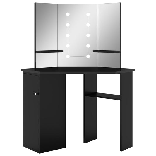 Dresser | Black | MDF | Dressing Table | Other | Modern | Mirror
