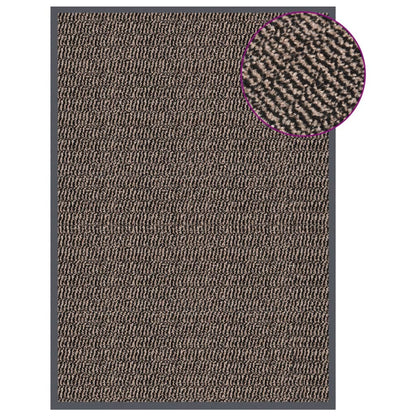 Doormat | Dark Brown | Polypropylene, Rubber | 60 x 90 cm | Non-slip