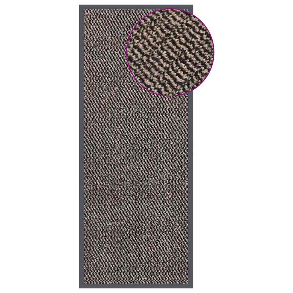 Doormat | Dark Brown | Polypropylene, Rubber | 60 x 150 cm | Doormat