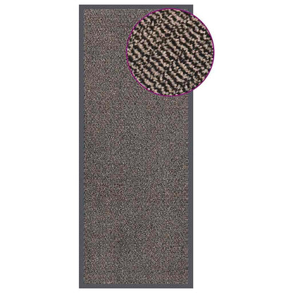 Doormat | Dark Brown | Polypropylene, Rubber | 60 x 150 cm | Doormat