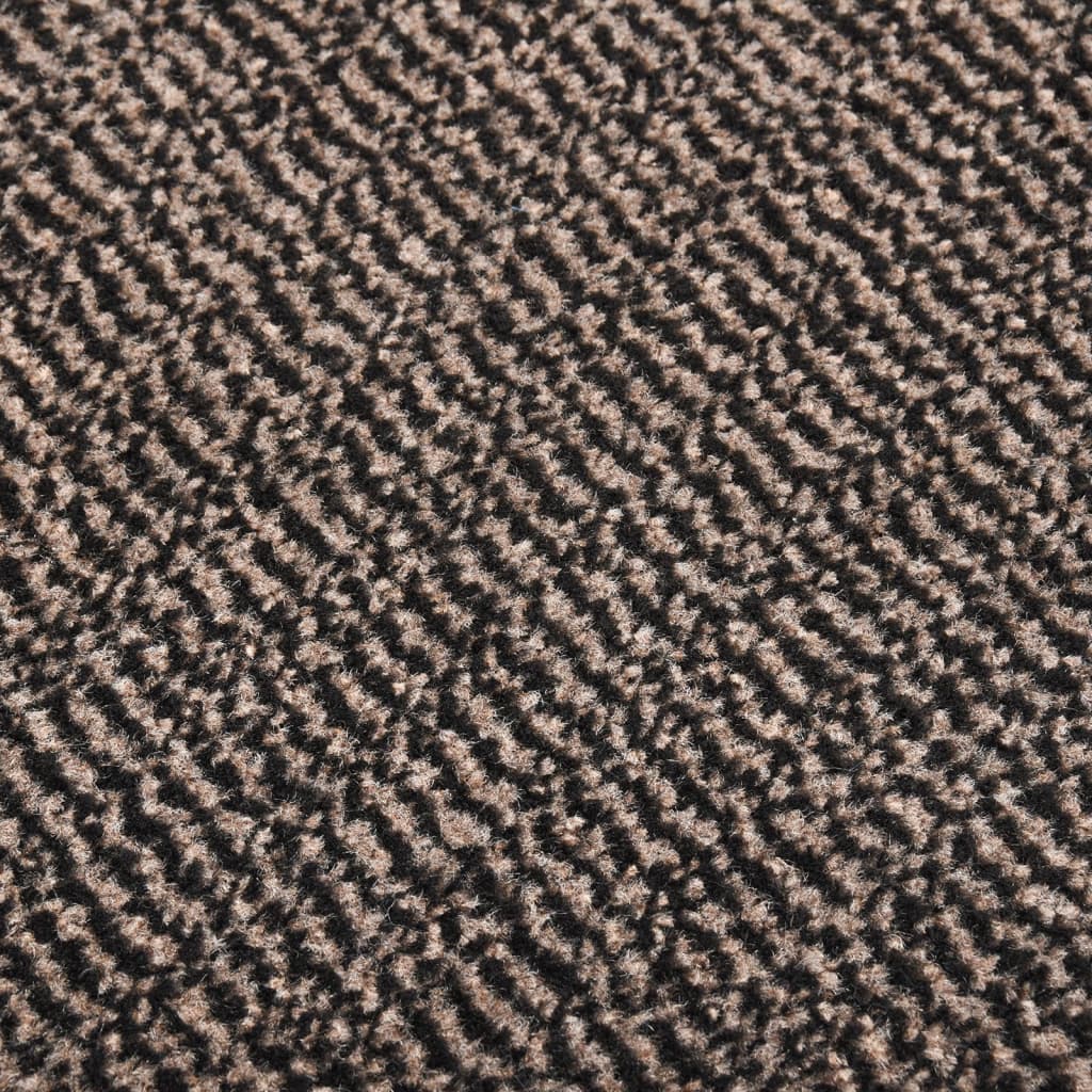 Doormat Tufted 80x120 cm Dark Brown