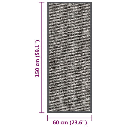 Doormat Tufted 60x150 cm Light Brown