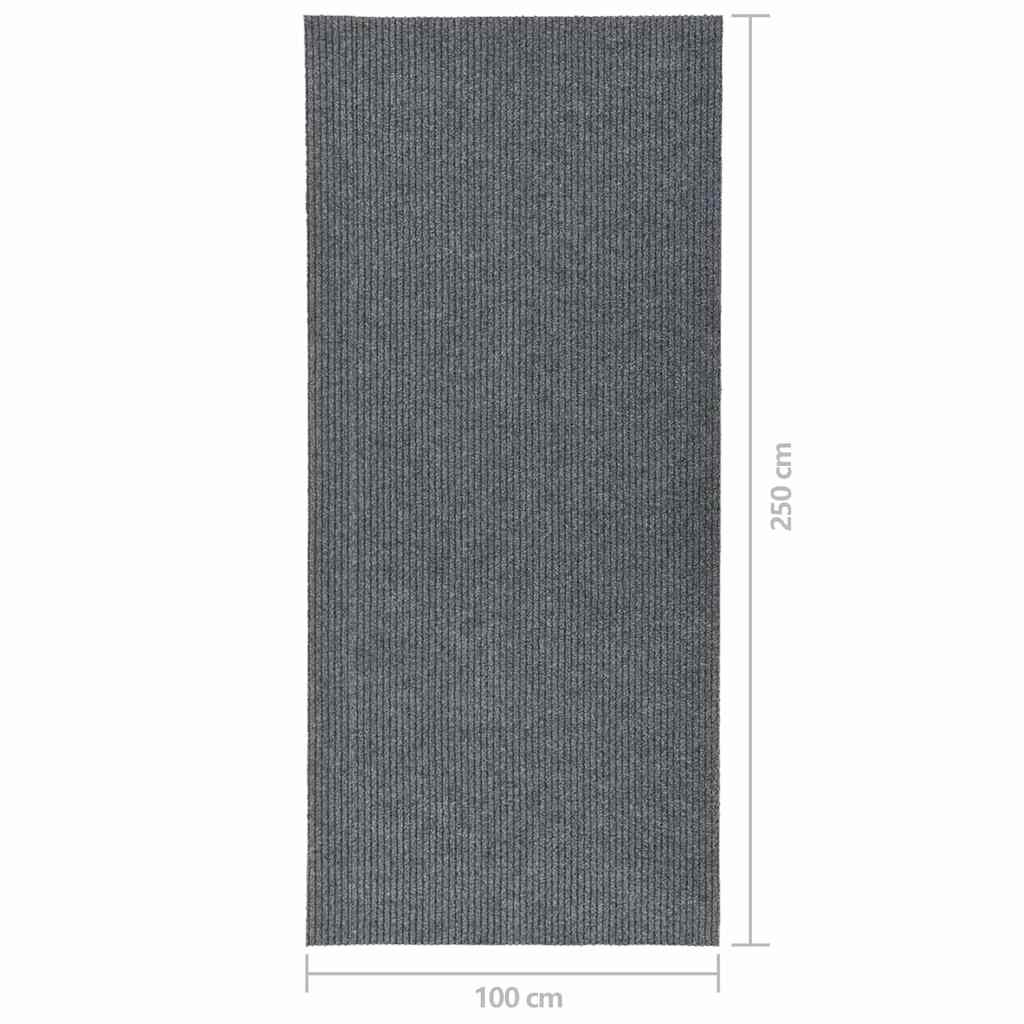 Dirt Trapper Carpet Runner 100x250 cm Grey