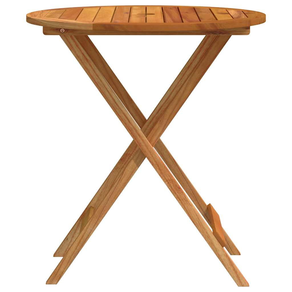 Garden Table | Natural Wood | Solid eucalyptus wood | Small | Foldable